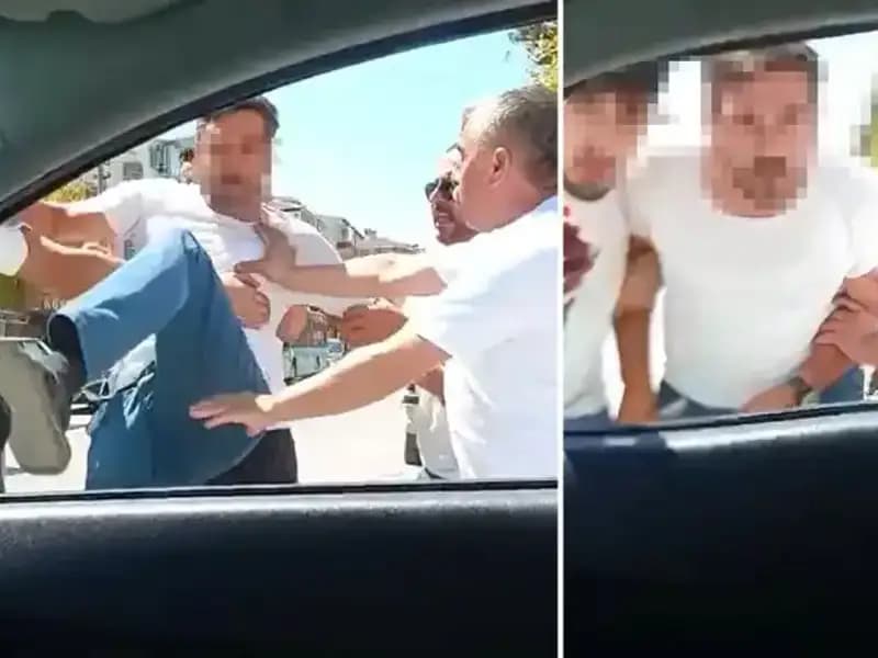 Dehşet Anları: Dolmuş Şoförü Trafikte Nasıl Korku Saldı?