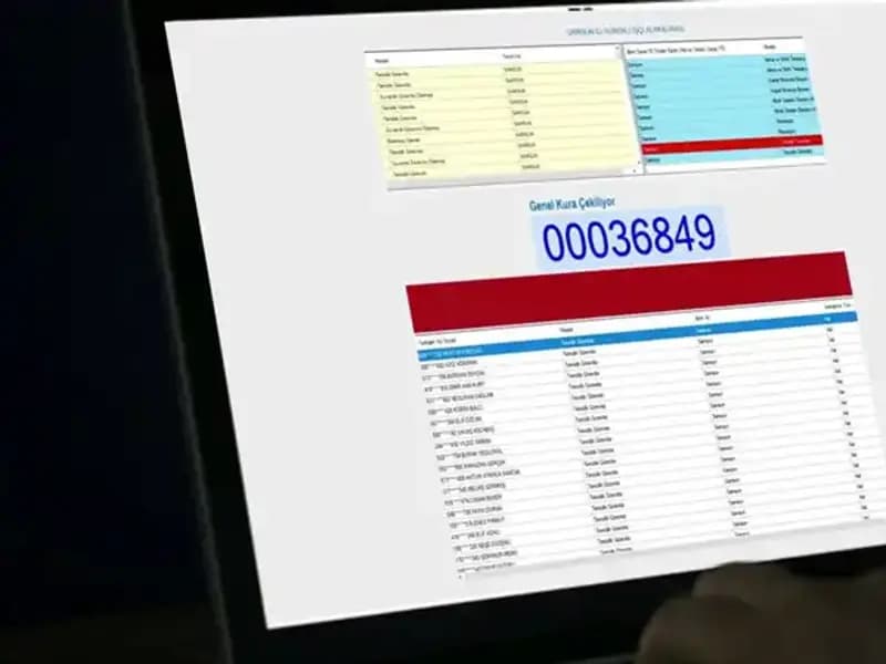 Orman Genel Müdürlüğü'nden İşçi Alımı için Canlı Kura Çekimi Yapıldı