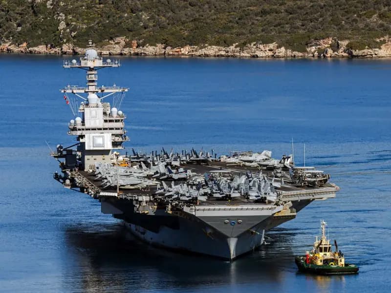 USS Gerald R. Ford, Girit'e İkmal İçin Gidiyor İddiası