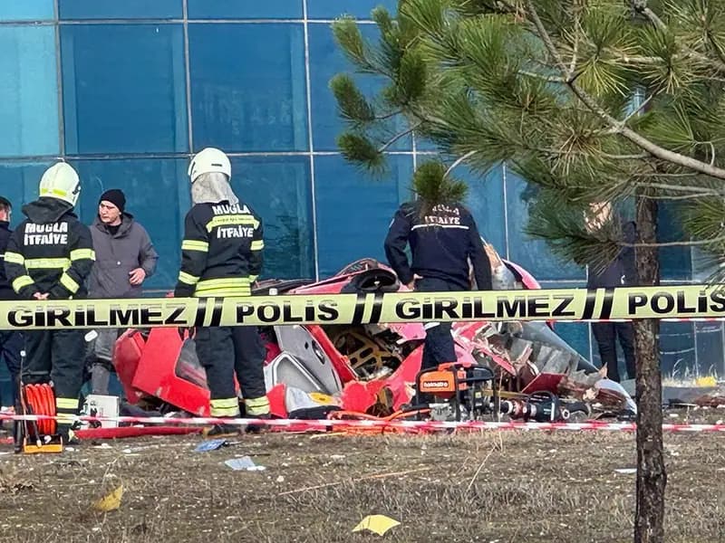 Muğla'da Ambulans Helikopter Düştü: 4 Kişi Öldü