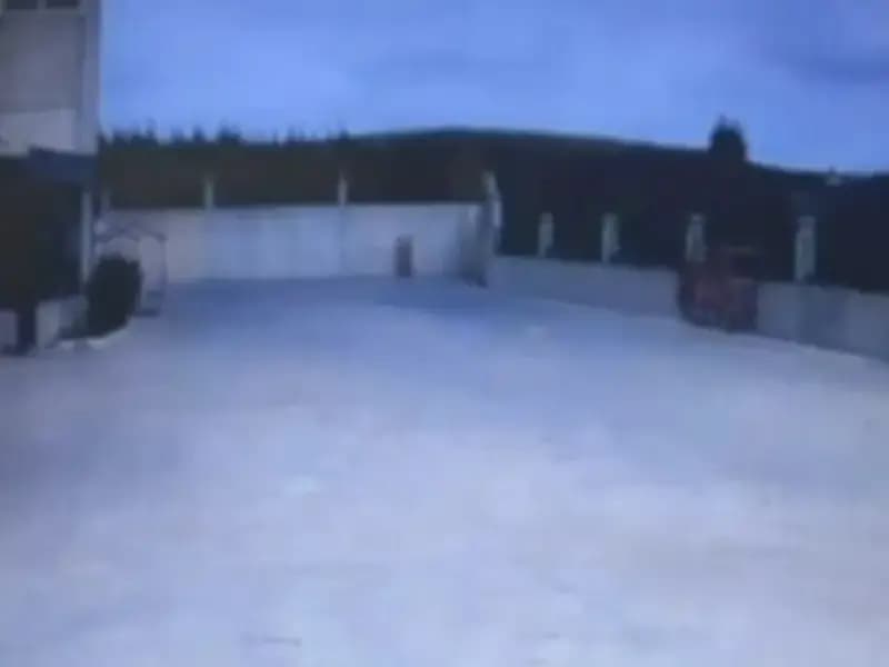 Tekirdağ'daki yağ fabrikasında meydana gelen patlama anı görüntüleri