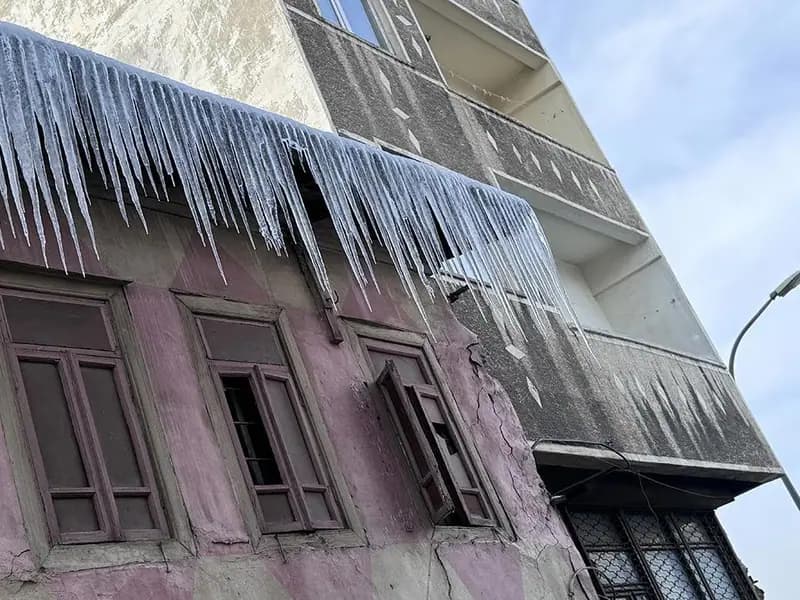 Erzurum'da Sıcaklık Hızla Düşüyor