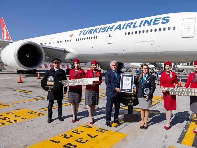 THY, Dünyanın En Çok Ülkesine Uçan Havayolu Şirketi Unvanını Aldı!