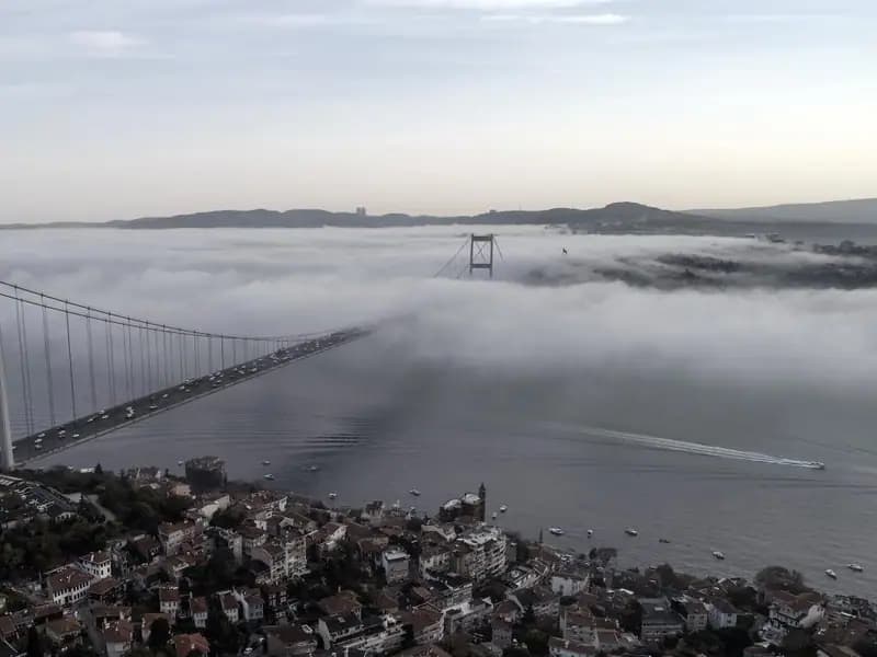** İstanbul Boğazı'nda Gemi Trafiği Kapatıldı
**