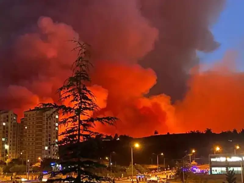 Bursa'da Yangın Alarmı! Şehirde Ne Oluyor?
