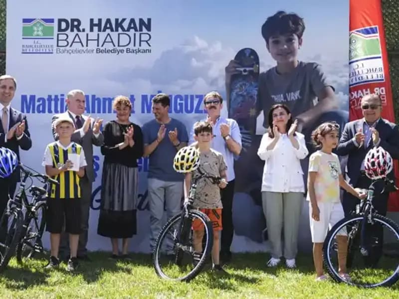 Bahçelievler'de Gençlere Özel Mattia Ahmet Minguzzi Skate Parkı Hizmete Girdi