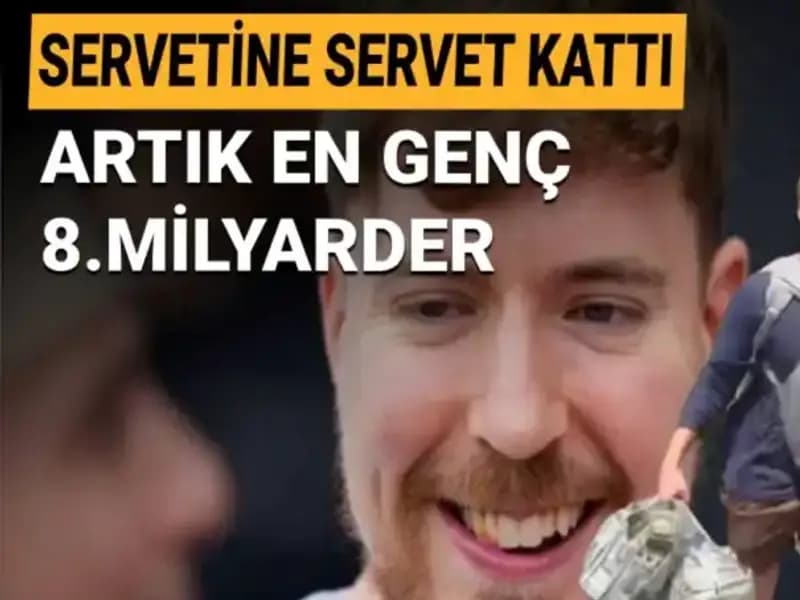 Youtuber MrBeast, 1 Milyar Dolarlık Serveti ile En Genç Milyarder Oldu