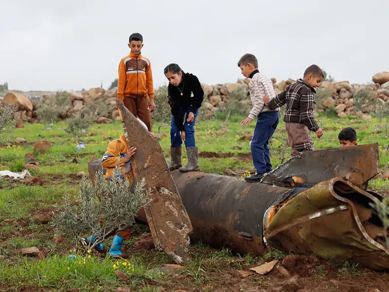 İran'dan Fırlatılan Roketin Parçaları Suriye'ye Düştü
