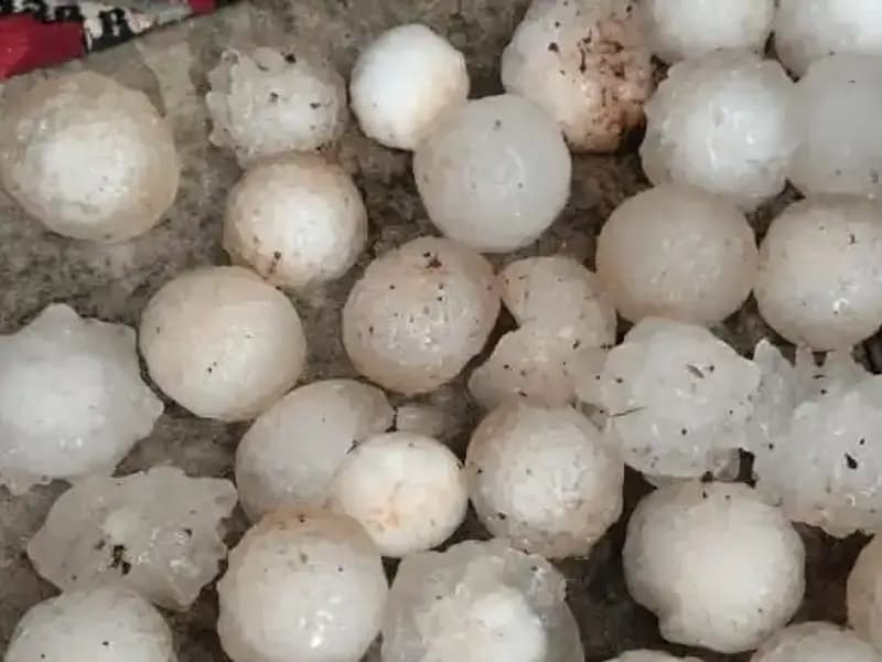 Şanlıurfa’da Kar Topu Büyüklüğünde Dolu Yağışı Hayatı Olumsuz Etkiledi