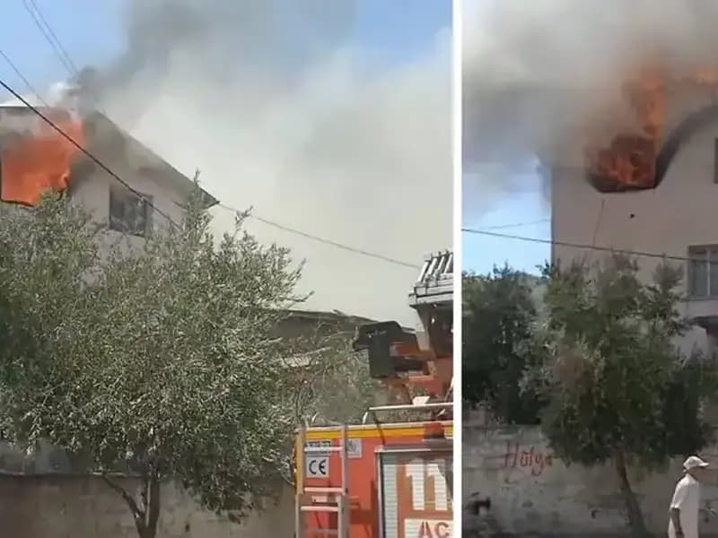 Hatay'da Korkutan Yangın: Üç Yaşındaki Çocuk Hastaneye Kaldırıldı