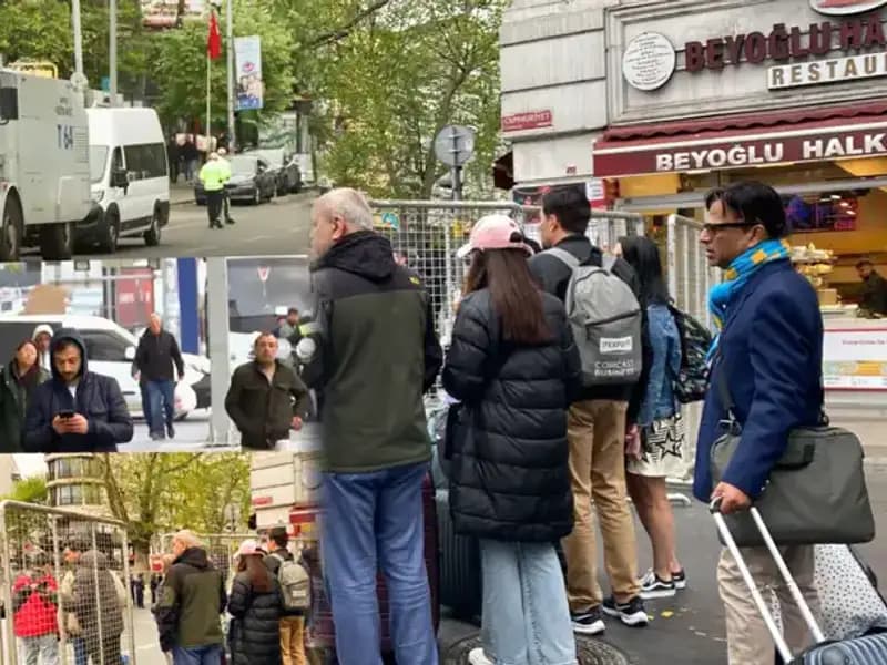 1 Mayıs İşçi Bayramı'nda Taksim, Kadıköy ve Beşiktaş'taki Yoğun Kalabalıklar