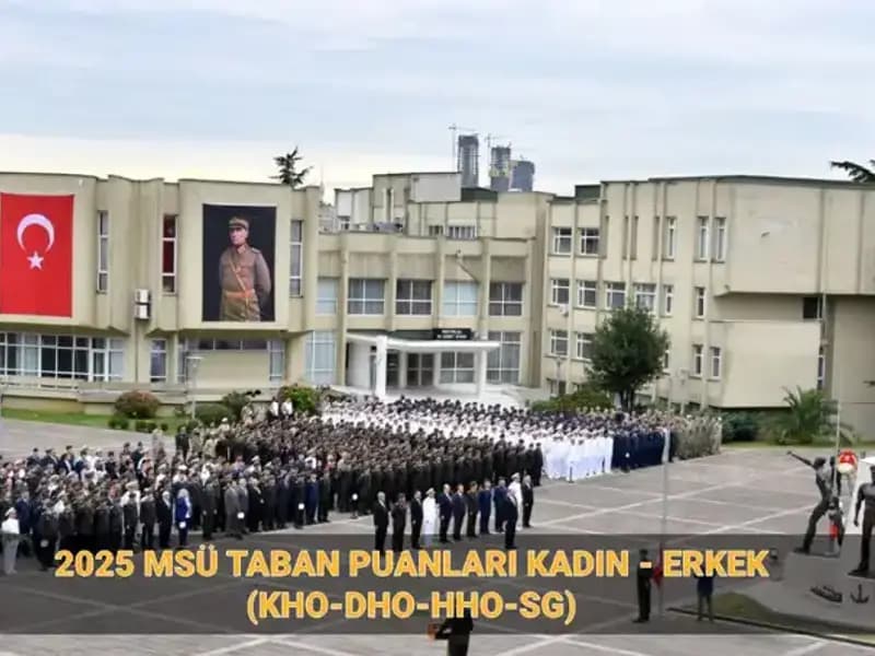2025 MSÜ Taban Puanları Açıklandı: Kara, Deniz ve Hava Harp Okulları Ne Kadar?