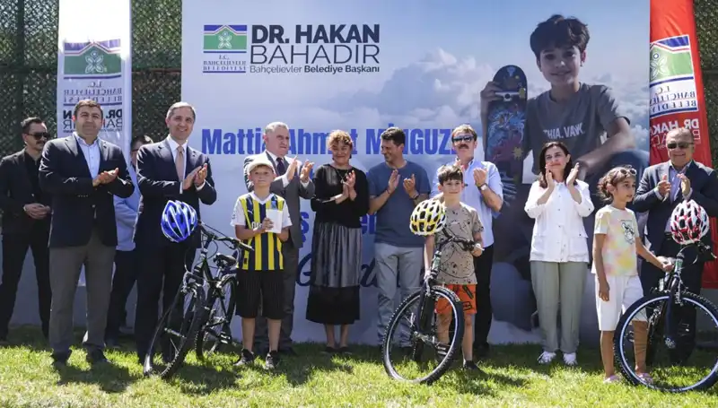 Bahçelievler'de Gençlere Özel Mattia Ahmet Minguzzi Skate Parkı Hizmete Girdi