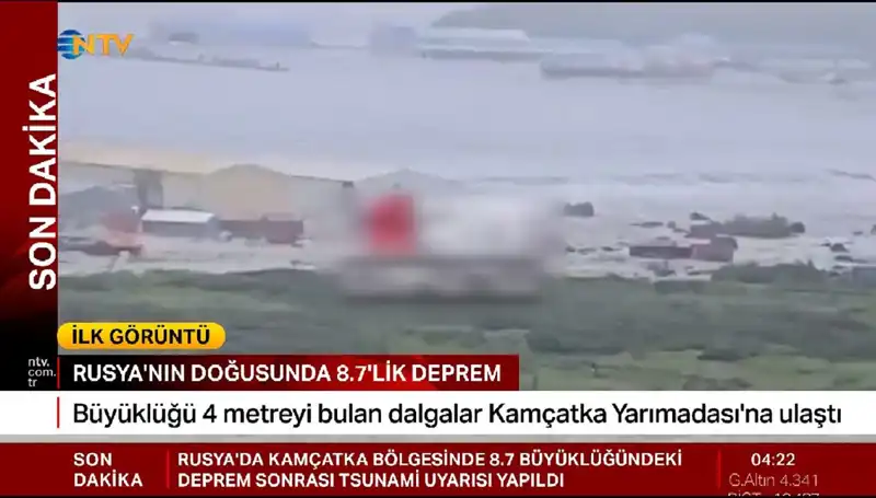 Kamçatka’da Tsunami Dalgaları: Yerel Halk Endişe İçinde