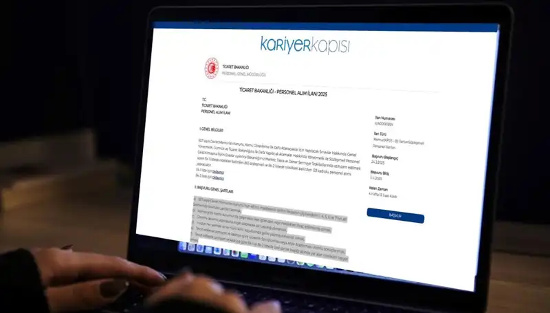 Ticaret Bakanlığı 2025 Personel Alımı için Başvuru Tarihleri ve Şartlar