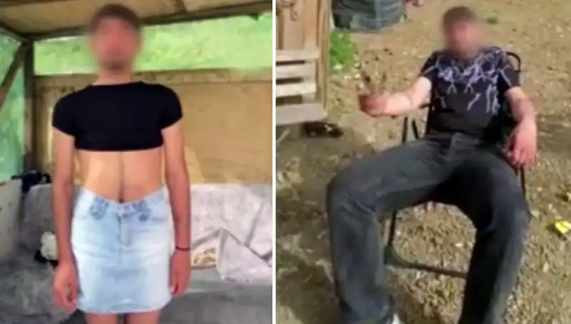 Hırsızları Yakalayıp Kadın Kıyafeti Giydirdiler: Sosyal Medya Olayı Oldu!